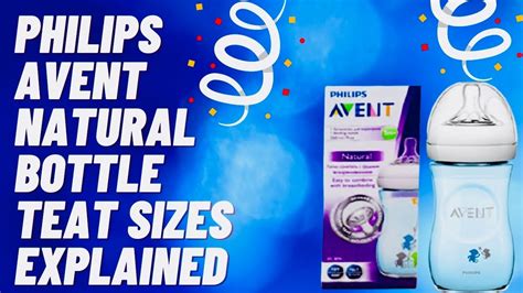 philips avent bottle sizes.